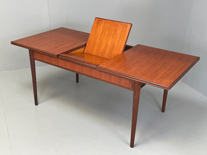 Vintage Teak Dining Table Extending Mid Century 1960s Retro Rectangular EB12952