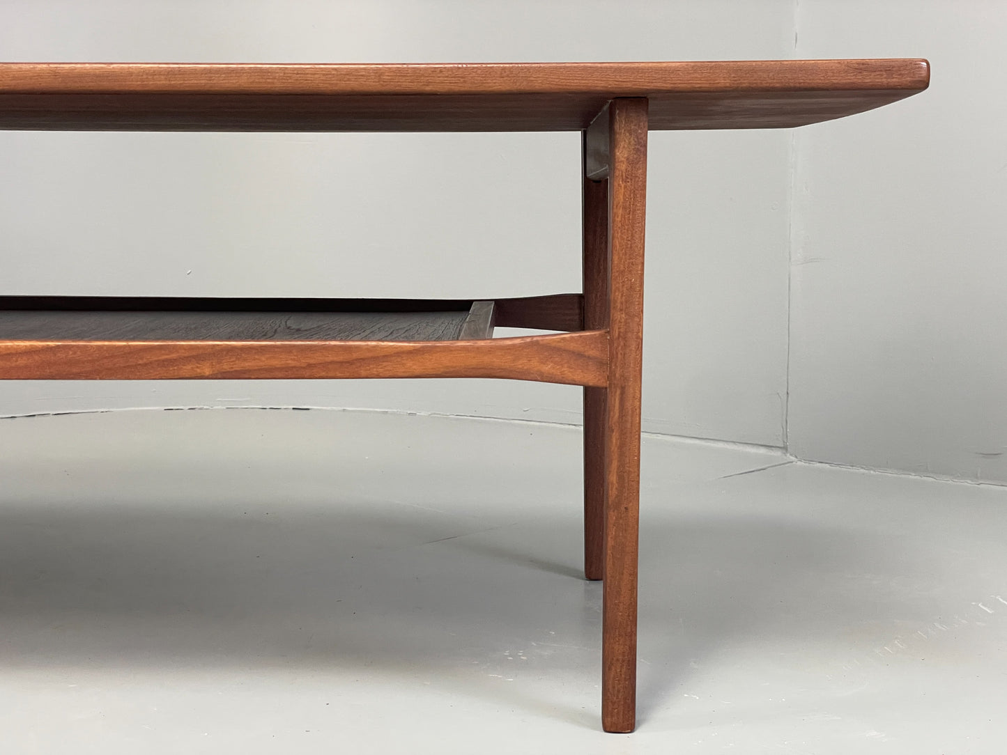 Vintage Coffee Table Teak 1960s By Punch Design Inc Canada Mid Century EB12630