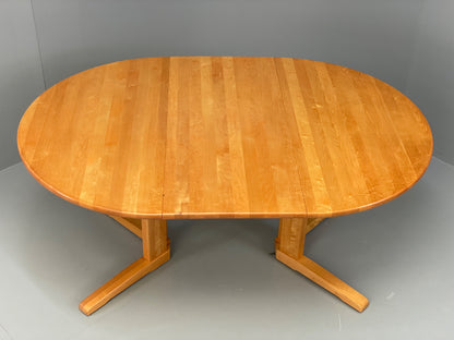 Vintage Extending Dining Table By Yngve Ekstrom For Stolab Swedish 1990s EB12885