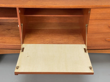 Vintage Beautility Teak Sideboard Mid Century 1960s Retro Drawers EB12934
