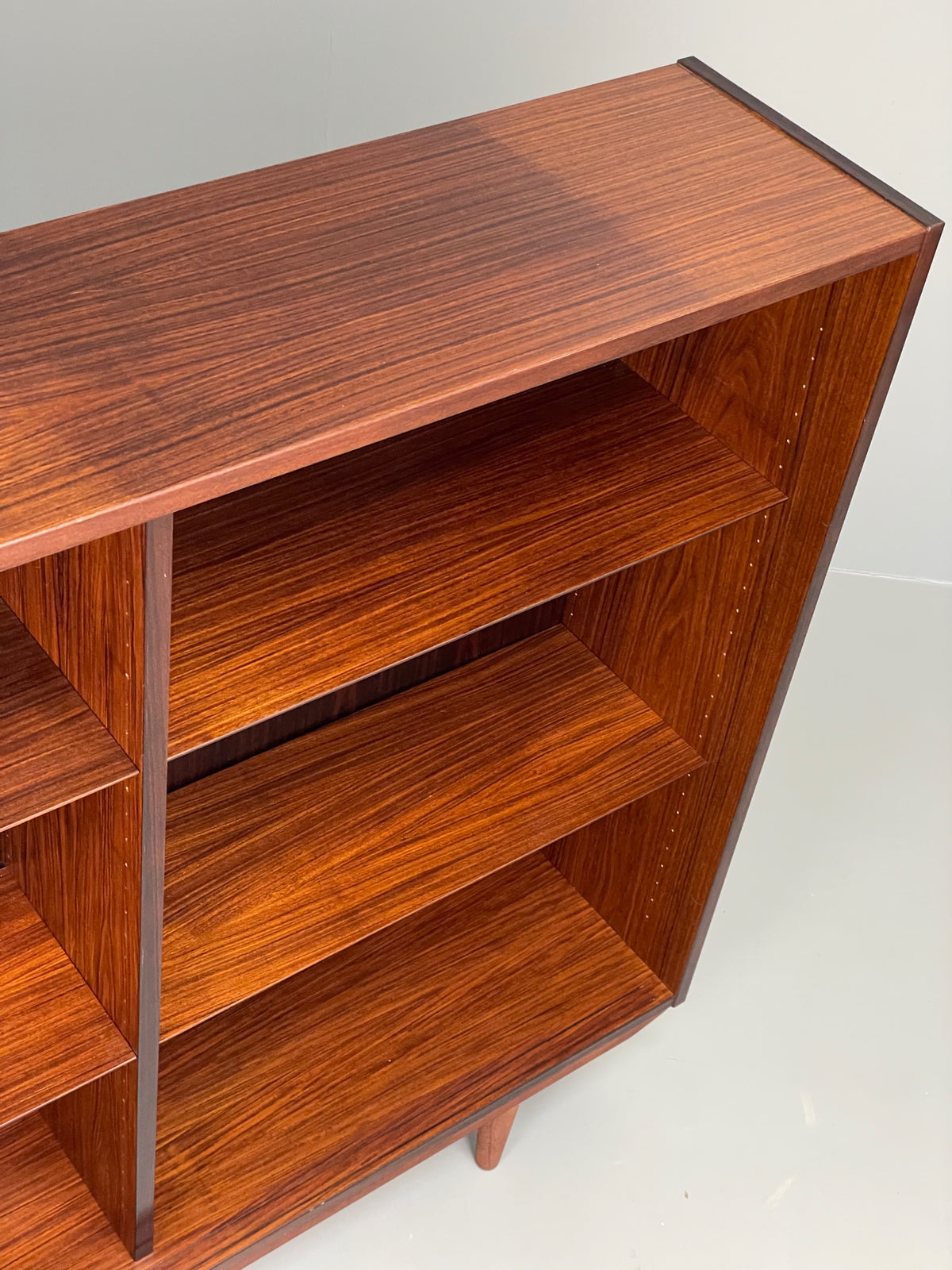 Vintage Hundevad Adjustable Bookcase Shelving 1970s Mid Century Danish EB12905