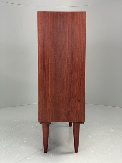 Vintage Danish 1960s Bookcase By Hjornebo Darkwood Retro Shelving EB12065