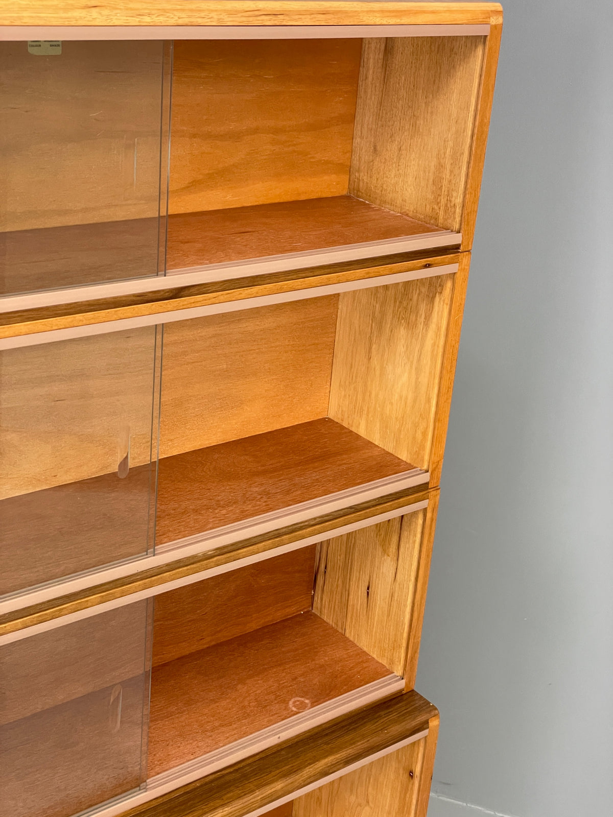 Vintage Simplex Cabinet Bookcase Stacking Modular Retro Mid Century EB13147