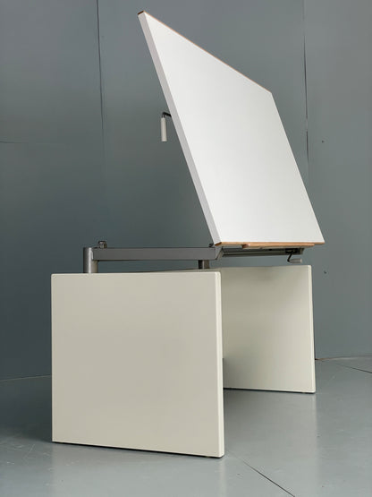 Vintage Hülsta Drawing Desk Architect Height Adjustable Tilting Retro EB12282