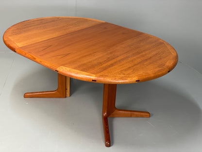 Vintage Teak Dining Table Dyrlund Extending Danish Mid Century 1970s EB12979