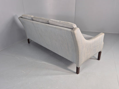 Vintage Danish 3 seater Sofa by Arne Wahl Iversen Original Cotton Retro Eb12563