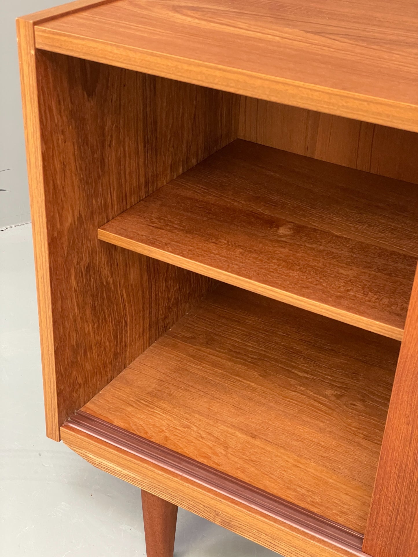 Vintage Teak Cabinet Danish 1970s Retro Mid Century Prebend Sorensen EB12522