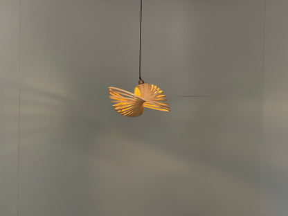 Dua Bamboo Pendant Lamp Freeform Shape Sustainable Handcrafted