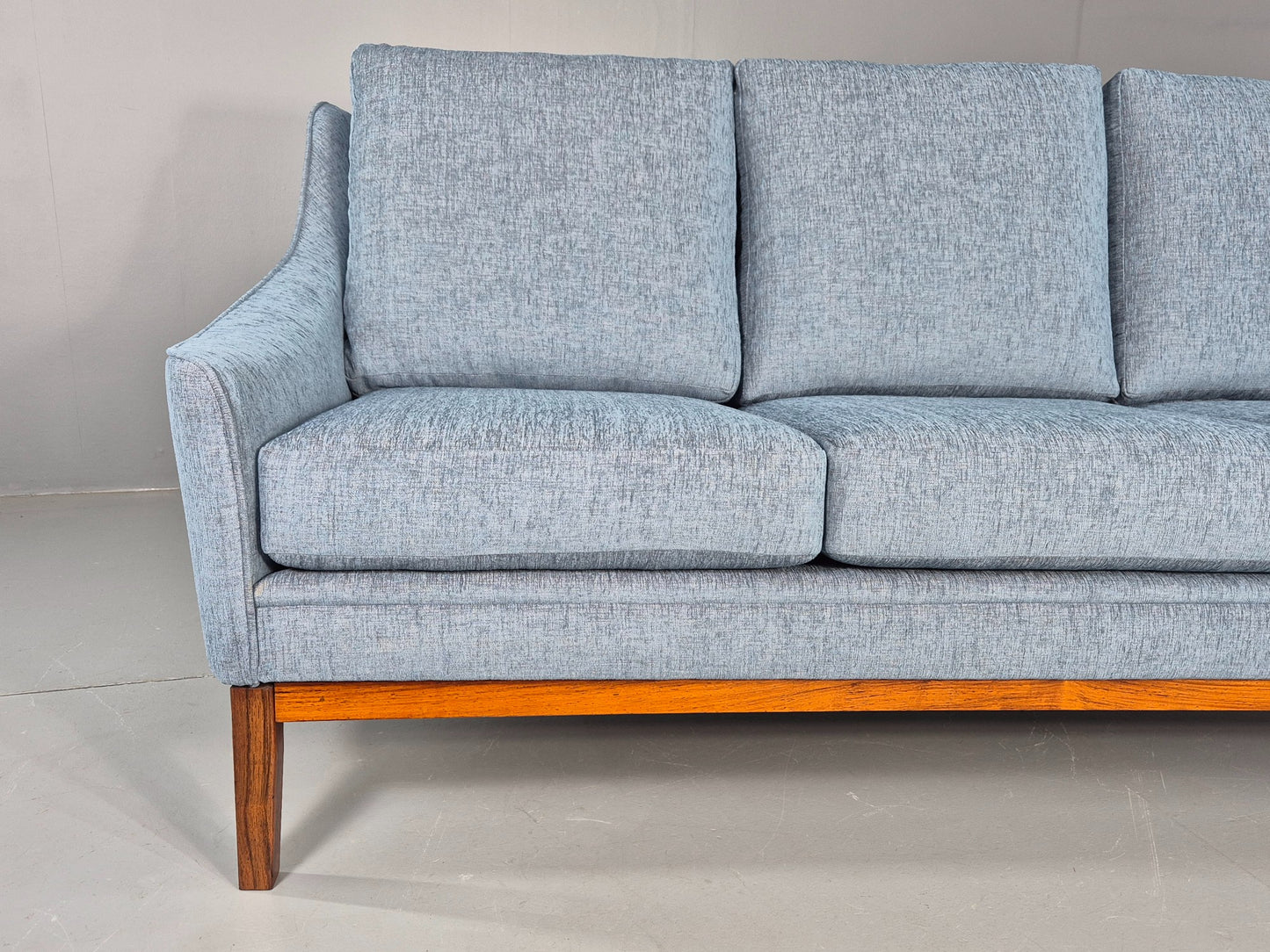 Vintage Danish 3 Seater Sofa New Upholstery 1960s Retro Mid Century EB12171