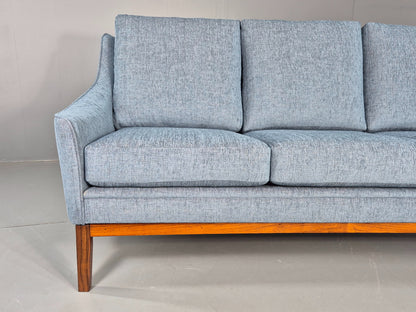 Vintage Danish 3 Seater Sofa New Upholstery 1960s Retro Mid Century EB12171