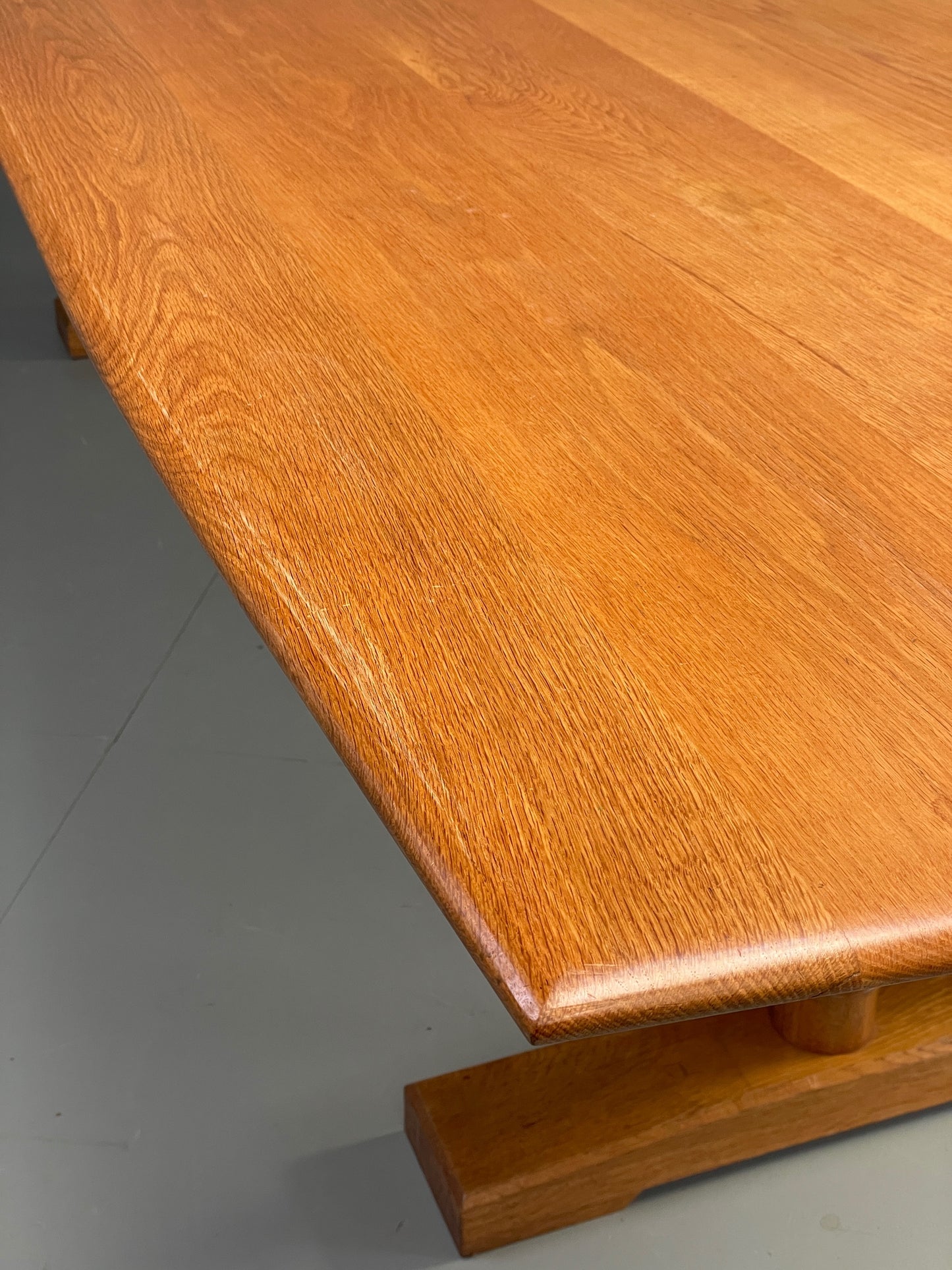 Solid Oak Dining Table 12 Seater 3.2m Large Refectory Bespoke Custom EB12890