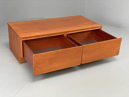 Vintage Teak Sideboard Unit Chest of Drawers By Beaver & Tapley 1980s Retro EB12825