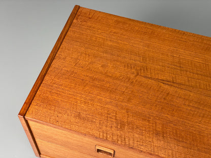 Vintage Drawers Teak 1970s Danish Mid Century Retro TV Unit EB12610