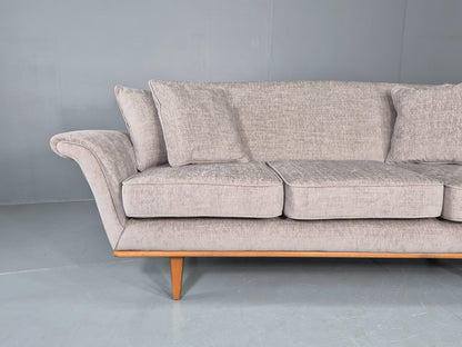Mid Century 3 Seater Sofa 1950s Swedish New Upholstery Retro EB11129