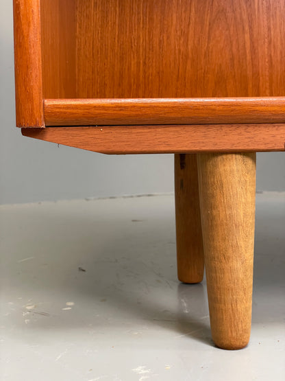 Vintage 1970s Teak Bookcase Retro Mid Century Adjustable Shelving EB12974