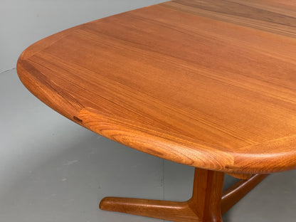 Vintage Teak Dining Table Extending Danish Retro 1970s Teak EB13144