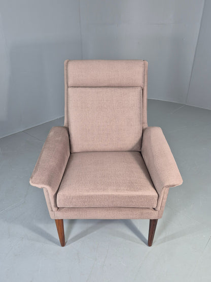 Vintage Lounge Chair Folke Ohlssen Fritz Hansen Denmark New Upholstery  EB12787