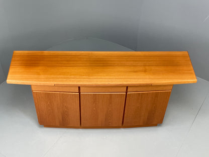 Vintage 1980s Teak Sideboard By Gangsø Danish Retro Shelving Drawers EB12075