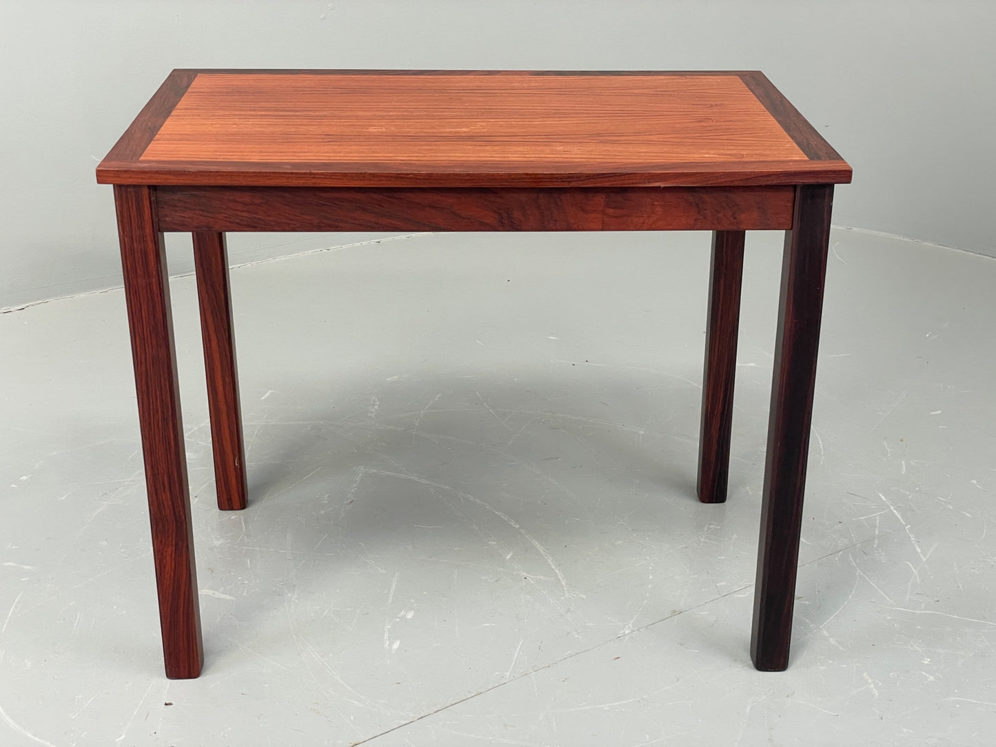 Vintage Danish Coffee Table 1960s Darkwood Mid Century Modern EB12280
