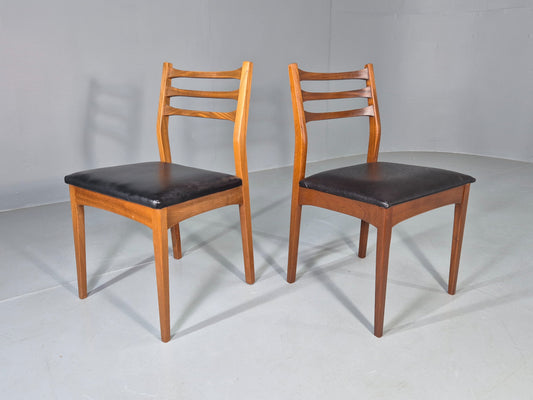 2 Vintage Jentique Dining Chairs Mid Century Design 1960s Retro  EB13026