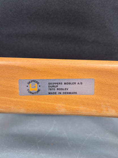 Vintage Danish Lounge Chair Skippers Apollo Mid Century 1970s Retro EB12124