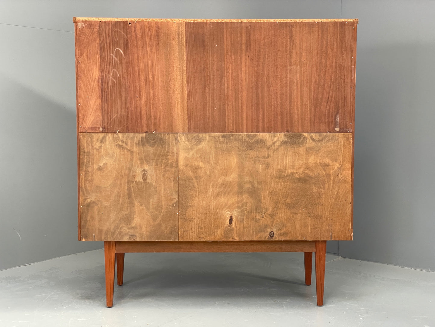 Vintage 1960s Teak Cabinet Sideboard Storage Shelving Drawers EB12294