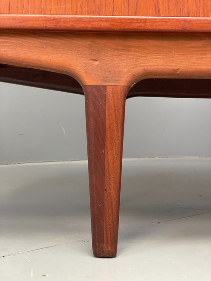 Vintage Danish Teak Highboard 1960s Mid Century Drawers Shelving Retro EB12347