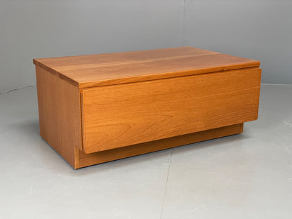 Vintage Teak Drawer TV Unit By Beaver & Tapley Retro Storage EB13155
