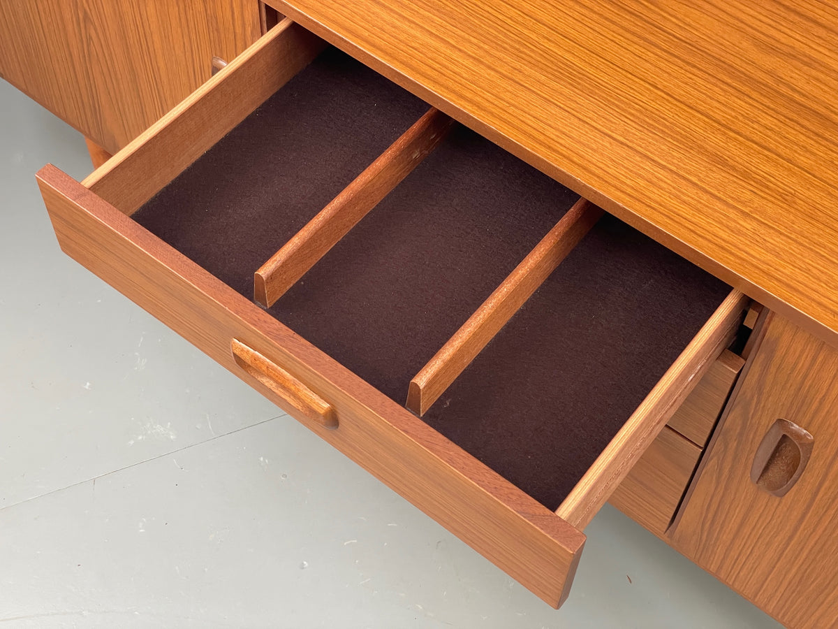 Vintage Schreiber 1960s Sideboard Formica Retro Mid Century Drawers EB12930