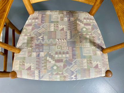 2 Vintage Kaare Klint Church Chairs Fritz Hansen 1930s Retro MCM  EB06017