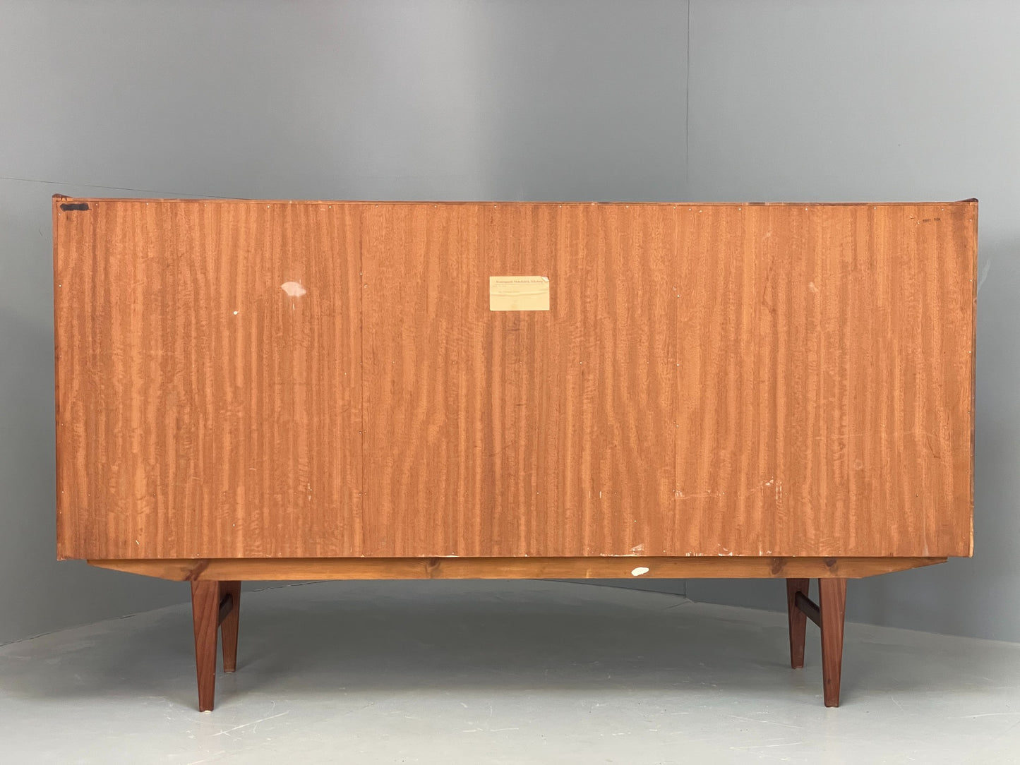 Vintage Danish Teak Highboard 1960s By Westergaard Møbelfabrik Drawers EB12368
