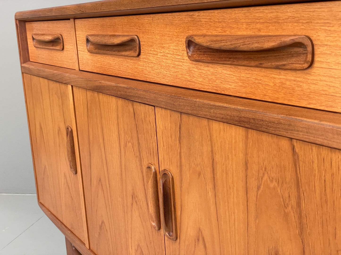 Vintage G Plan Sideboard Teak Fresco Mid Century Retro 1960s Shelving EB12895