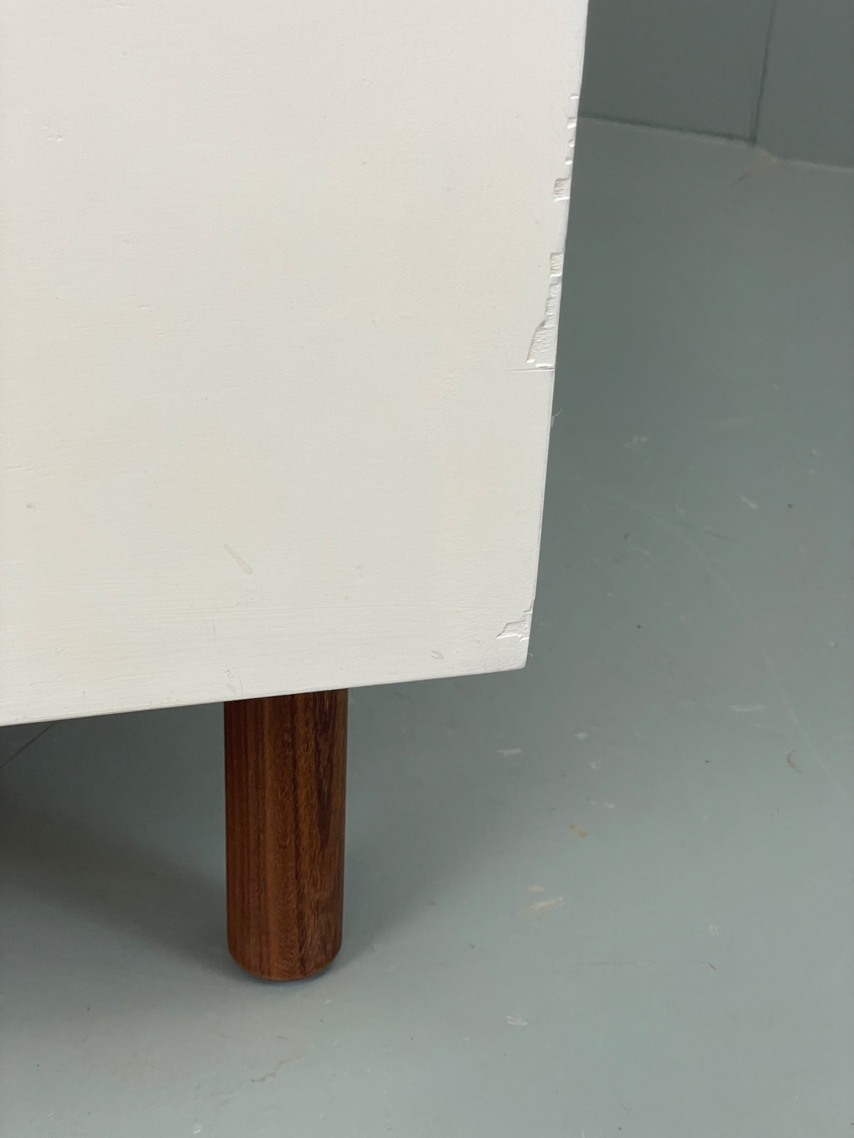 Vintage Chest Of Drawers By Uniflex Teak Retro 1960s Mid Century White EB12961
