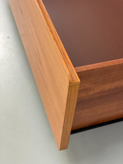 Vintage Teak Drawer TV Unit By Beaver & Tapley 1980s Retro EB12824
