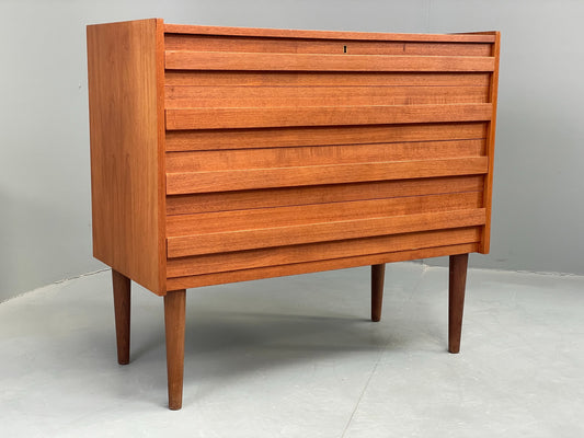Vintage Chest Of Drawers By Reoval Danish Teak 1960s Mid Century Retro EB12358