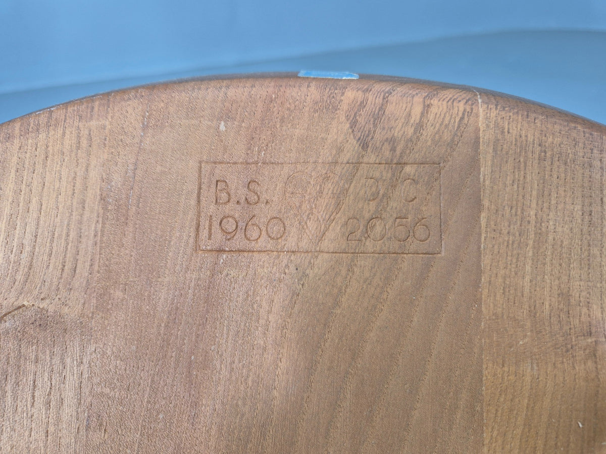 2 Vintage Ercol Goldsmith Dining Chairs Blonde Wood Frame 1970s Retro EB12984