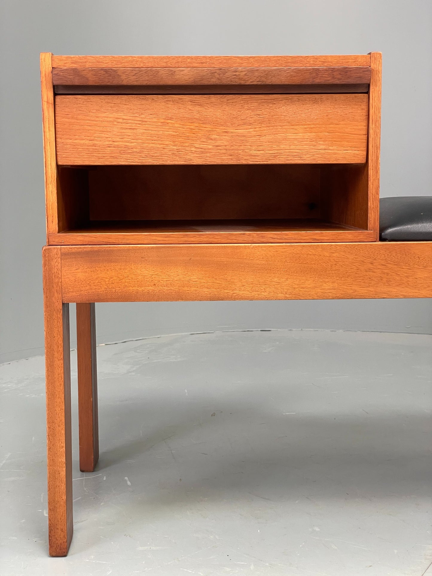 Vintage Teak Telephone Table By Chippy Heath 1960s Mid Century Drawers EB12495