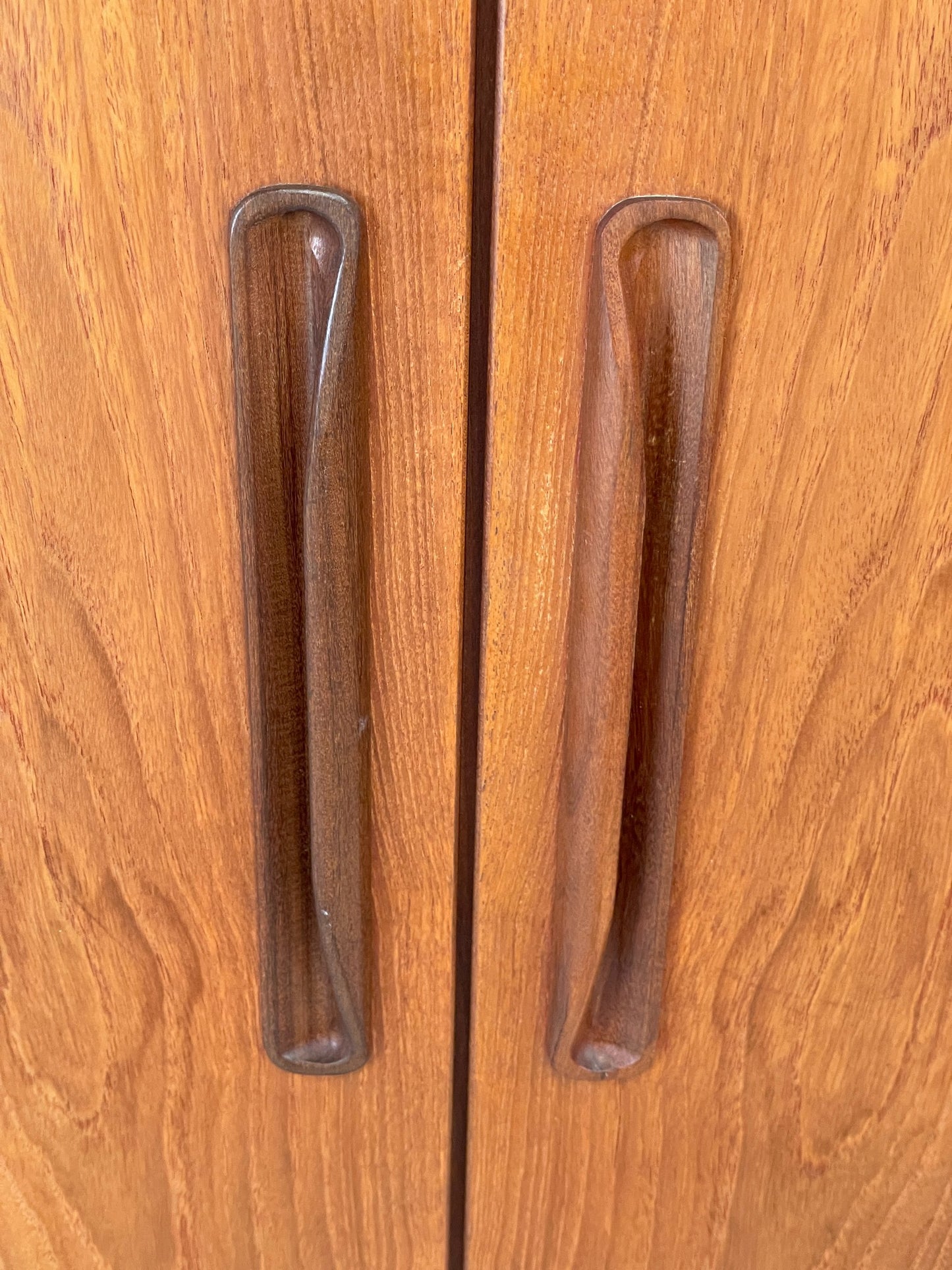 Vintage G-Plan Teak Wardrobe Clothes Rail Shelves Mid Century EB12206
