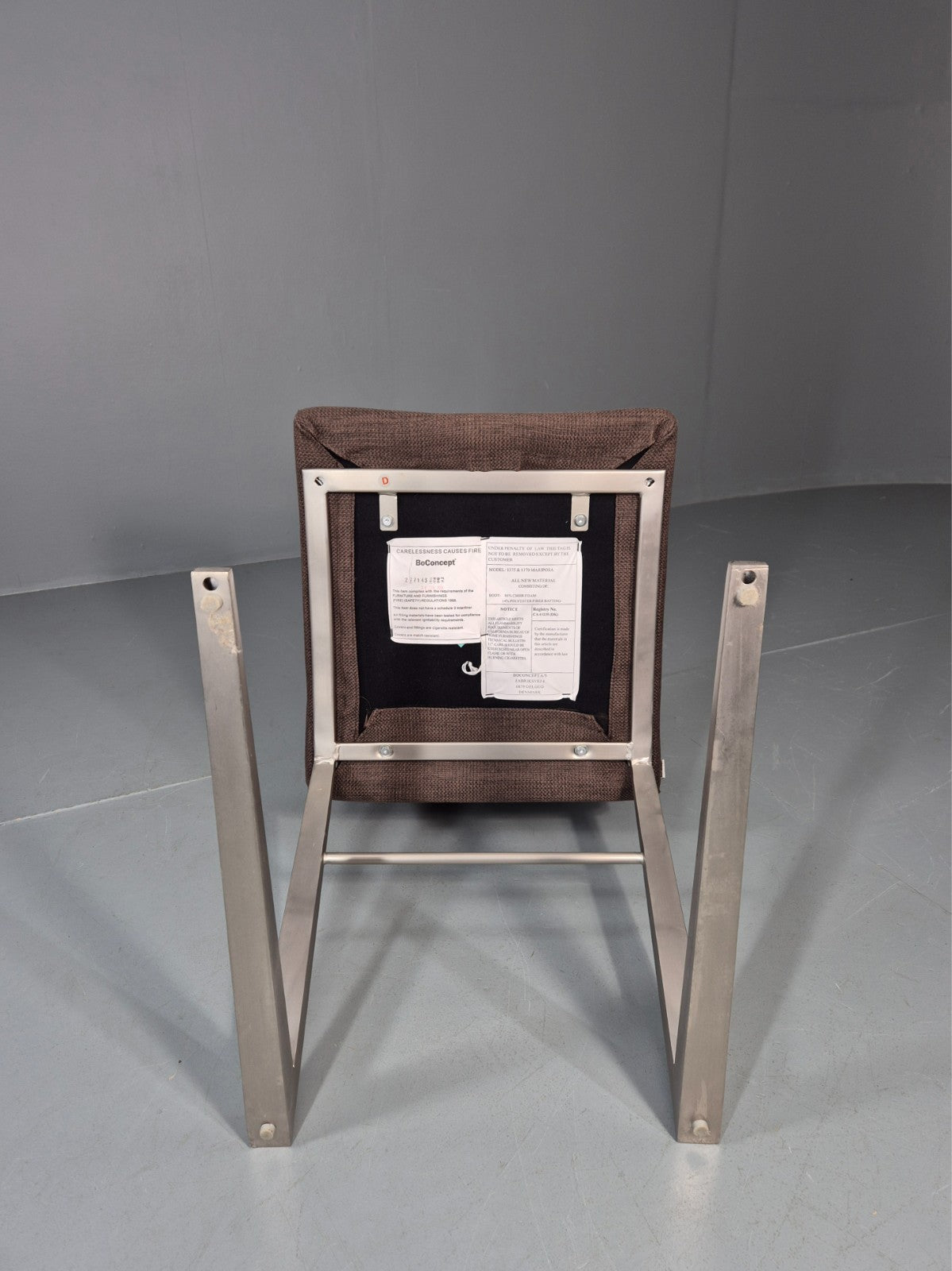 4 Vintage BoConcept Dining Chairs Mariposa Cast Alloy Frame EB12908 MDIN