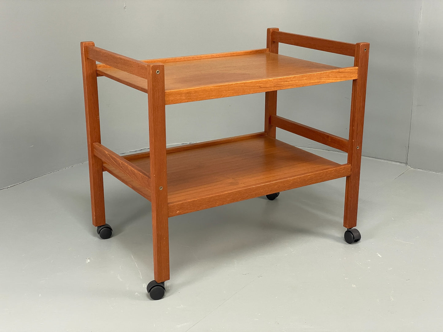 Vintage Teak Drinks Trolley Retro 1970s Mid Century By BRDR Furbo EB12826