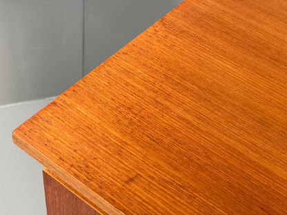 Vintage Teak Sideboard 1970s Retro Midcentury Shelving Chunky Handles EB12879