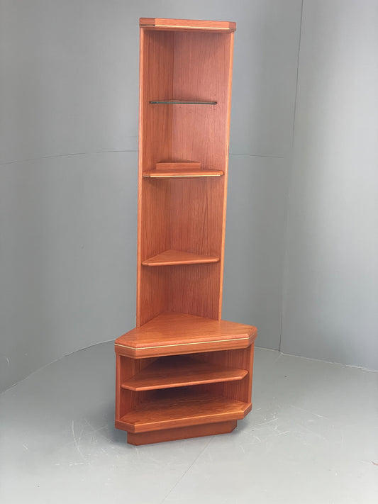 Vintage G-Plan Corner Shelving Unit Teak 1970s Retro Mid Century EB12204