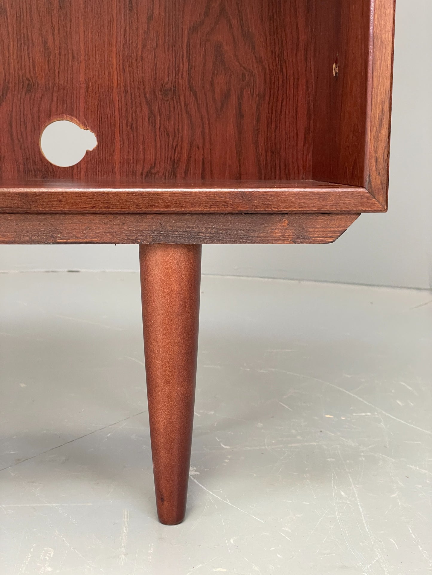 Vintage Danish 1960s Bookcase By Hjornebo Darkwood Retro Shelving EB12065