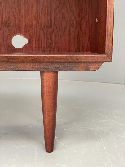 Vintage Danish 1960s Bookcase By Hjornebo Darkwood Retro Shelving EB12065