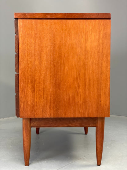 Vintage Chest Of Drawers Teak 1960s Danish Mid Century Bedroom Storage EB12608