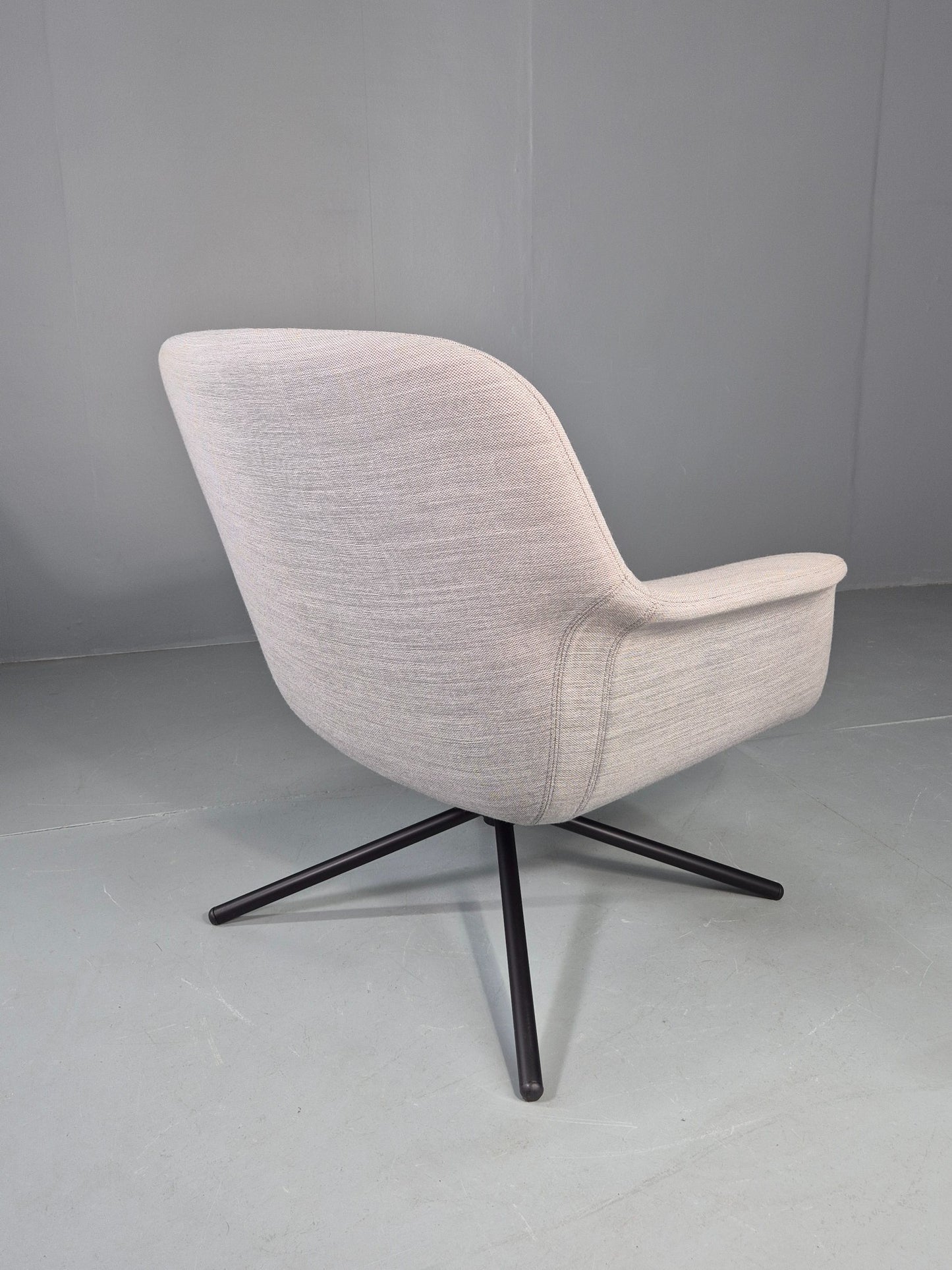 Vintage Swivel Lounge Chair Icons of Denmark Smile Chair Retro Modern EB12855