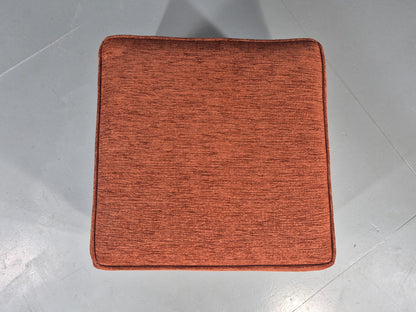 Vintage Chenille Footstool With Built In Storage  EB11660
