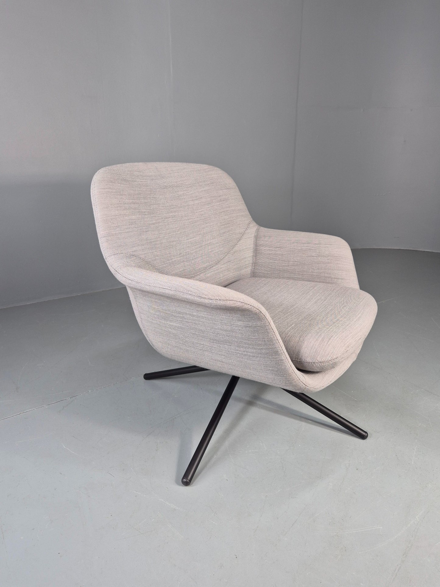 Vintage Swivel Lounge Chair Icons of Denmark Smile Chair Retro Modern EB12854
