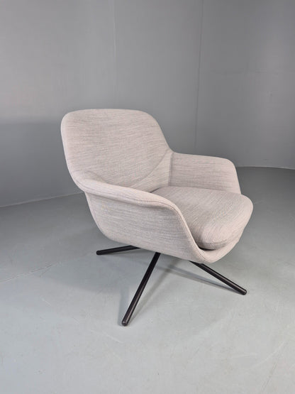 Vintage Swivel Lounge Chair Icons of Denmark Smile Chair Retro Modern EB12854
