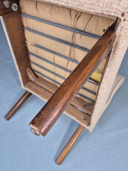 Vintage 1960s Easy Chair Cintique Model U22 Teak Mid Century Retro EB10233